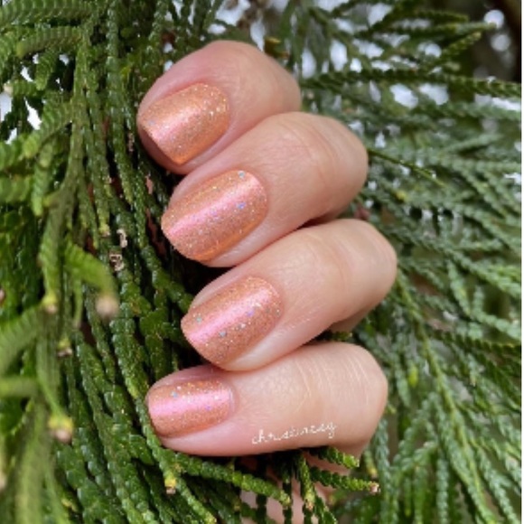 *Exclusive* Color Street: Just Peachy | Peach Pink Glitter Sparkle Pastel - Picture 7 of 10